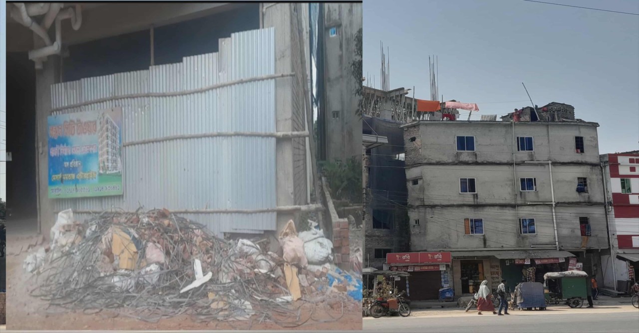 আরডিএর উদাসীনতায় ভবন নির্মানের অনিয়ম এখন নিয়মে পরিনত