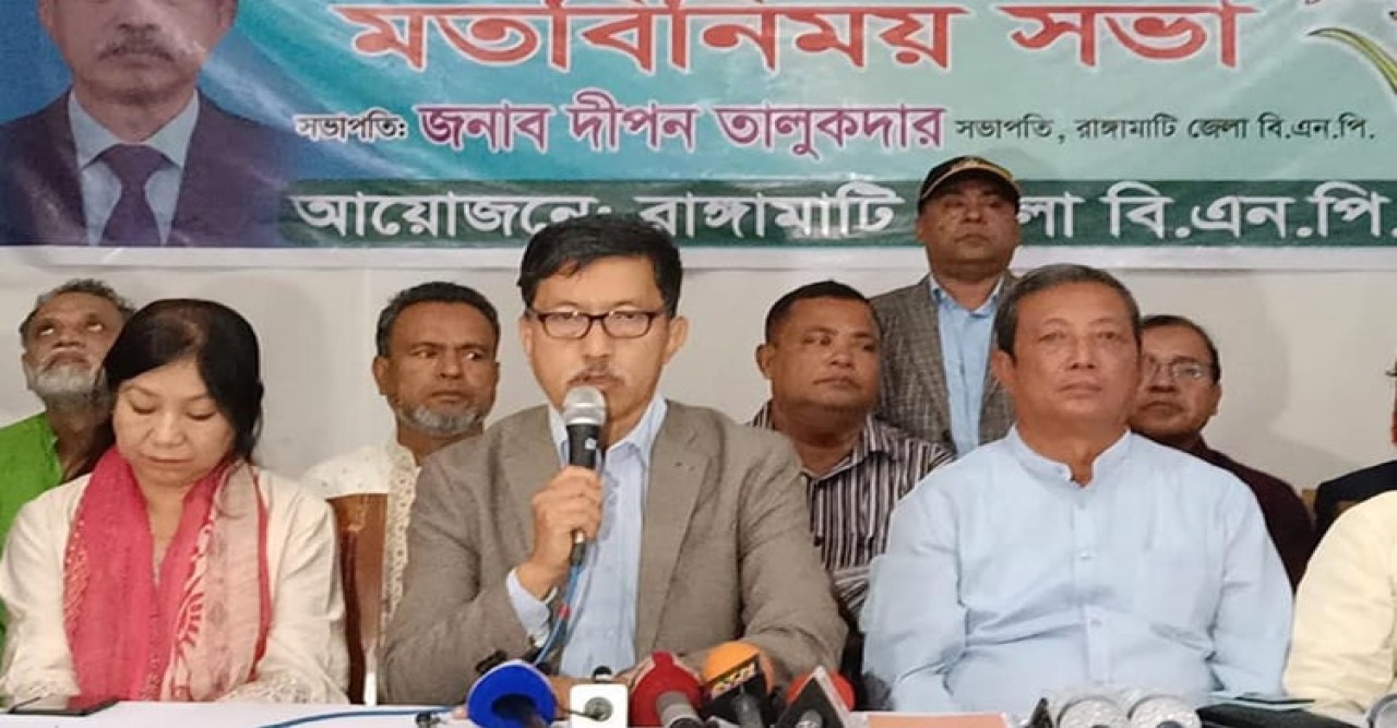 পাহাড়ের প্রত্যন্ত এলাকায় বিএনপির পক্ষে গণজোয়ার এসেছে : এ্যাড. দীপেন দেওয়ান