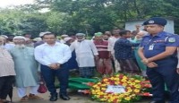 আটপাড়ায় বীর মুক্তিযোদ্ধা আব্দুল হাকিমকে গার্ড অব অনারে শেষ বিদায়