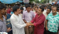 বাগমারা'য় ধানের শীষের মনোনয়ন প্রত্যাশী মেজর আব্দুল্লাহ আল ফারাবীর গণসংযোগ