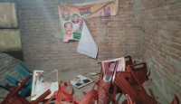 দুর্গাপুরে বিএনপির জাতীয় নেতাদের ছবি, ক্লাব ভাংচুর