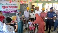 টাইফয়েড টিকাদান ক্যাম্পেইনে জেলার প্রথম রাণীনগর উপজেলা
