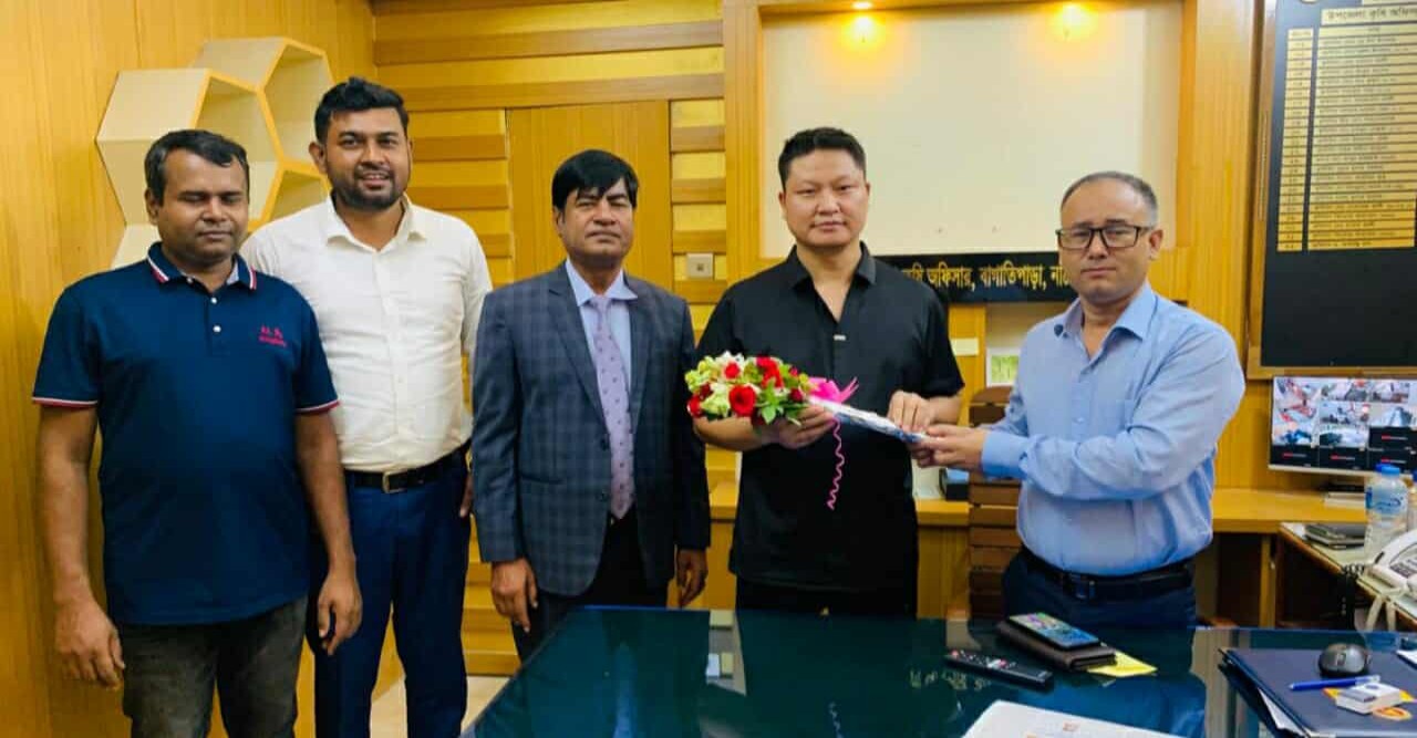 বাগাতিপাড়ায় গার্মেন্টস শিল্প স্থাপনে উদ্যোগ ইঞ্জি. মোয়াজ্জেমের, চীনা উদ্যোক্তার এলাকা পরিদর্শন