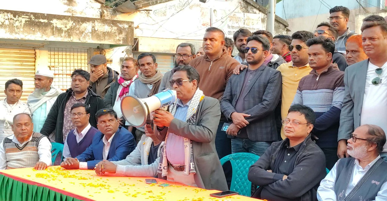 তাহেরপুর ধানের শীষ বিজয়ের লক্ষে গণসংযোগ ও পথসভা অনুষ্ঠিত