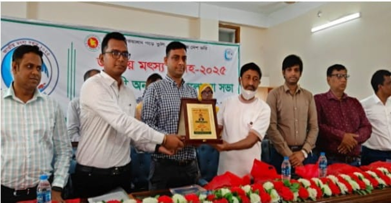 যশোরের শার্শায় জাতীয় মৎস্য সপ্তাহ উপলক্ষে এক বর্ণাঢ্য র‌্যালী