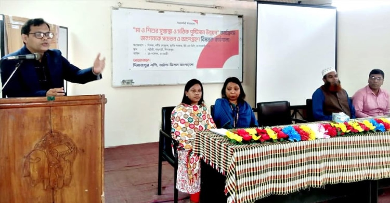 সঠিক পুষ্টিমান উন্নয়নে সবাইকে সচেতন হতে হবে : দিনাজপুরের সিভিল সার্জন
