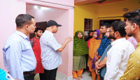 রাজশাহীতে মেয়েকে উত্ত্যক্তের প্রতিবাদ করায় বাবাকে খুন : ঘটনাস্থল পরিদর্শনে পুলিশ কমিশনার