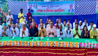 পবায় বেগম জিয়া ও মিলনের রোগমুক্তি কামনায় দোয়া মাহফিল