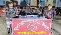 শার্শা সীমান্তে পিস্তল, ম্যাগাজিন ও গুলি উদ্ধার