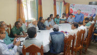 সাংবাদিকদের সাথে মতবিনিমিয় সভায়  দুর্নীতিমুক্ত বাগমারা গড়ার প্রত্যয় বিএনপি নেতার পিতা-পুত্রের