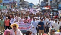 সুনামগঞ্জ জেলা ৪ আসনে ধানের শীষের সম্ভাব্য প্রার্থী এড.নুরুল ইসলামের নেতৃত্বে বিএনপির ৩১ দফার লিফলেট বিতরণ