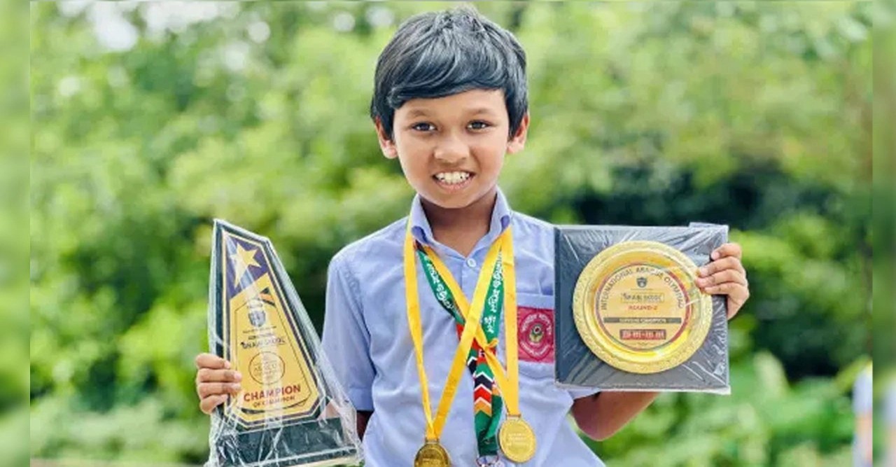 অ্যাবাকাস অলিম্পিয়াডে দুই গোল্ডসহ অভির বিশ্ব রেকর্ড