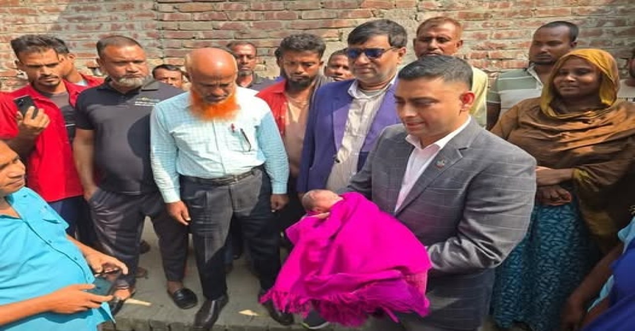 বেনাপোলে অভিভাবকহীন নবজাতক শিশু উদ্ধার