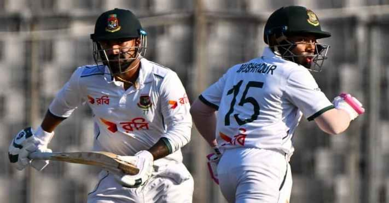 শততম টেস্টে ৯৯ রানে অপরাজিত মুশফিক, বাংলাদেশের ২৯২