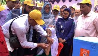 রাজশাহীতে টাইফয়েড টিকাদান ক্যাম্পেইন শুরু